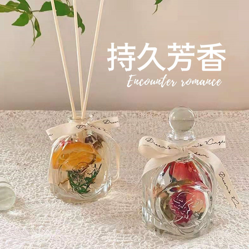 Home Fragrance Rose - موزع عطر الورد المجفف الكلاسيكي بدون