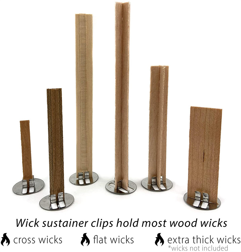 مشبك قاعدة فتائل الشموع الخشبي - مراجعة Wooden Wick Candle وسعره
