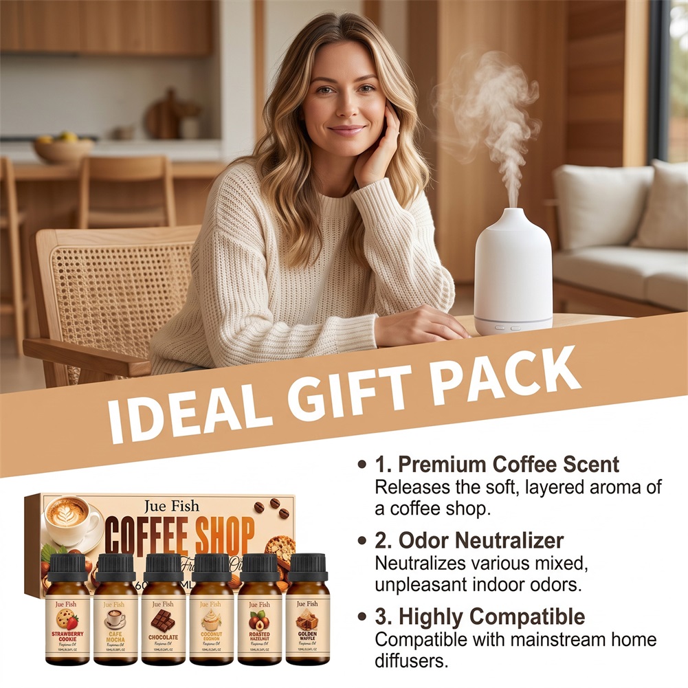 مجموعة من 6 زيوت عطرية بتصميم  - مراجعة Shop Home Fragrance وسعره