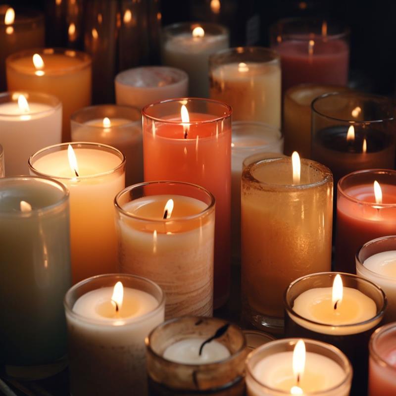 50/100 قطعة القطن الشمع شمعة ا - مراجعة Wooden Wick Candle وسعره