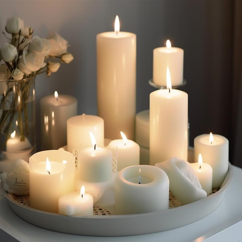 50/100 قطعة القطن الشمع شمعة ا - مراجعة Wooden Wick Candle وسعره