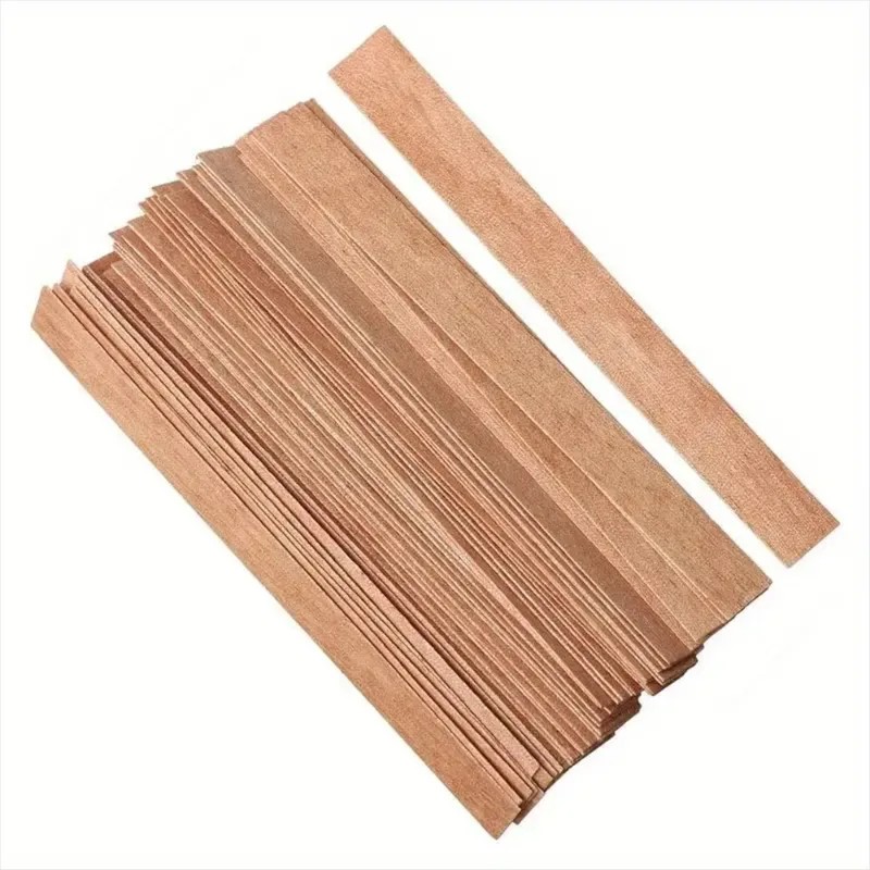 50/100 مجموعة فتائل شمع خشبية  - مراجعة Wooden Wick Candle وسعره